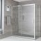 Cabine de douche d’angle à porte coulissante – Choix de tailles - Portland