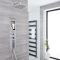 Colonne de douche encastrée avec pommeau carré et bras mural – 2 fonctions – Llis