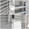 Sèche-serviettes mixte plat - Chromé - 100 cm x 100 cm - Avec élément électrique de 600W, robinets de radiateur et adaptateur - Kent