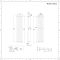 Radiateur design vertical – Anthracite – 160 cm x 35,4 cm  – Rang simple – Vitality