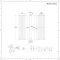 Radiateur design vertical – Anthracite – 160 cm x 47,2 cm - Vitality