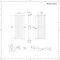 Radiateur design vertical – Anthracite – 160 cm x 59 cm  – Rang simple – Vitality