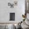 Radiateur design électrique horizontal - Anthracite - 63,5 cm x 41,3 cm x 5,4 cm - Sloane – ECOSO par Hudson Reed