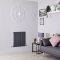 Radiateur design vertical – Anthracite – 63,5 cm x 59 cm – Sloane