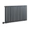 Radiateur design électrique horizontal - Anthracite - 63,5 cm x 119 cm x 4,6 cm - Delta – ECOSO par Hudson Reed