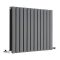 Radiateur design horizontal - 63,5 cm - Anthracite - Choix de largeurs - Delta