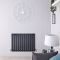Radiateur design horizontal - 63,5 cm - Anthracite - Choix de largeurs - Delta
