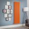 Radiateur design vertical à panneau plat – Double rang – Choix de finitions et de tailles – Delta