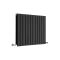Radiateur design horizontal - 63,5 cm - Noir - Choix de largeurs - Delta