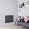 Radiateur design horizontal  – Anthracite – Colonnes plates - Choix de tailles - Sloane