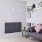 Radiateur design horizontal  – Anthracite – Colonnes plates - Choix de tailles - Sloane