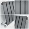 Radiateur design horizontal  – Anthracite – Colonnes plates - Choix de tailles - Sloane