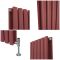 Radiateur design horizontal - Rouge (Booth Red) - Choix de tailles - Vitality