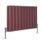 Radiateur design horizontal - Rouge (Booth Red) - Choix de tailles - Vitality