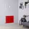 Radiateur design horizontal – 63, 5 cm – Rouge – Choix de largeurs - Vitality
