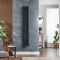 Radiateur design électrique vertical – Noir – Choix de tailles et de thermostat Wi – Fi et options de câblage ou sur prise – Vitality Slim – ECOSO par Hudson Reed