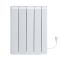 Radiateur à inertie sèche céramique - 1000W - Sur prise – Blanc – 57 cm x 44,4 cm - Kera - ECOSO par Hudson Reed