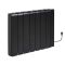 Radiateur à inertie sèche céramique - 2000W - Sur prise – Gris noir – 57 cm x 71,4 cm - Kera - ECOSO par Hudson Reed