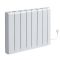 Radiateur à inertie sèche céramique - 2000W - Sur prise – Blanc – 57 cm x 71,4 cm - Kera - ECOSO par Hudson Reed
