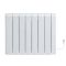 Radiateur à inertie sèche céramique - 2000W - Sur prise – Blanc – 57 cm x 71,4 cm - Kera - ECOSO par Hudson Reed