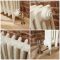 Radiateur en fonte rétro – 66 cm – Blanc ancien – Tailles multiples – Victoria
