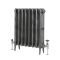 Radiateur fonte - 66 cm – Étain foncé – Tailles multiples – Victoria