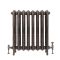 Radiateur fonte fleuri – 76,8 cm – Cuivre antique – Tailles multiples – Charlotte