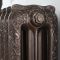 Radiateur fonte fleuri – 76,8 cm – Cuivre antique – Tailles multiples – Charlotte