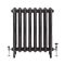 Radiateur fonte – 76,8 cm – Noir – Tailles multiples - Charlotte