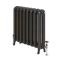 Radiateur fonte à colonnes ovales – 76 cm – Noir – Tailles multiples - Erté