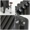 Radiateur fonte à colonnes ovales – 76 cm – Noir – Tailles multiples - Erté