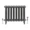 Radiateur fonte - 56 cm - Étain foncé – Tailles multiples – Erté