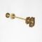 Support mural  pour radiateur fonte – Laiton brut