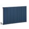Radiateur électrique design horizontal - Bleu (Deep Sea Blue) - Choix de largeur, thermostat et cache-câble - Vitality