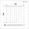 Radiateur électrique intelligent à énergie sèche – Noir - Sur prise - 1200W - 53,3 cm x 73,3 cm - Virtus