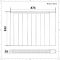 Radiateur électrique intelligent à énergie sèche – Blanc - 1500W - 53,3 cm x 87,3 cm - Virtus