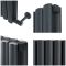 Radiateur vertical électrique – 178,4 cm x 35,4 cm (double rangs) – Anthracite – Choix de thermostat Wi-Fi - Vitality Ardus