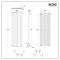 Radiateur vertical électrique – 178,4 cm x 59 cm – Anthracite - Choix de thermostat Wi-Fi - Vitality Ardus