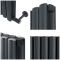 Radiateur vertical électrique – 178,4 cm x 59 cm (double rangs) – Anthracite - Choix de thermostat Wi-Fi - Vitality Ardus