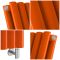 Radiateur électrique design vertical - Orange (Sunset Orange) - Choix de largeur, thermostat et cache-câble - Vitality