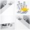 Radiateur design plat vertical – 180 cm – Choix de tailles et de finitions - Rubi
