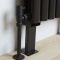 Pieds de radiateur pour les radiateurs design Sloane, Savy – Noir mat