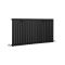 Radiateur design horizontal – Noir – 63,5 cm x 118 cm – Rang simple – Vitality