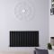 Radiateur design horizontal – Noir – 63,5 cm x 118 cm – Rang simple – Vitality