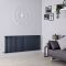 Radiateur design horizontal – Choix de finitions (blanc, anthracite, noir & gris clair mat) et de tailles – Vitality