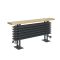 Radiateur horizontal style fonte avec banc – Anthracite – 48 cm x 100 cm - Windsor Bench