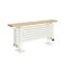 Radiateur horizontal style fonte avec banc – Blanc – 48 cm x 100 cm - Windsor Bench