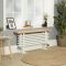 Radiateur horizontal style fonte avec banc – Blanc – 48 cm x 100 cm - Windsor Bench