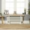 Radiateur horizontal style fonte avec banc – Blanc – 48 cm x 100 cm - Windsor Bench