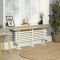Radiateur horizontal style fonte avec banc – Blanc – Choix de largeurs – Windsor Bench